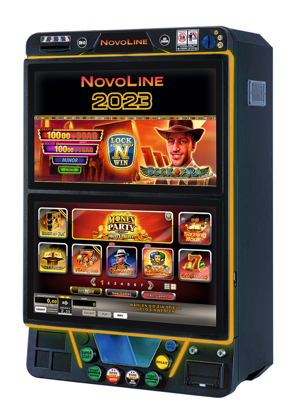 Multi Game Geldspielgerät Novoline Novo WALL nach TR 5